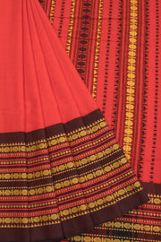 Red Begumpuri Cotton Sarees 10068636 - Avishya