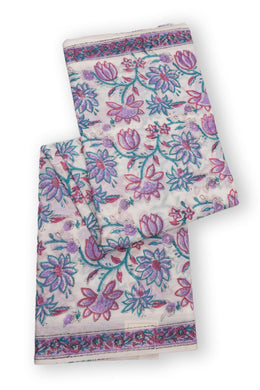 Multicolor Sanganeri Printed Mulmul Cotton saree 10074068