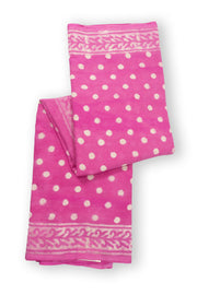 Purple Dabu Printed Mulmul Cotton Saree 10074074