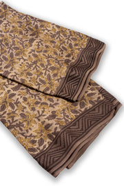 Brown Vanaspathi Printed Modal Vegan Silk Saree 10074141