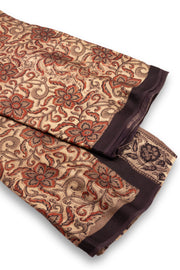 Brown Vanaspathi Printed Modal Vegan Silk Saree 10074144