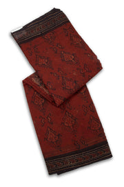 Maroon Jahota Print Kota Cotton Saree 10074192