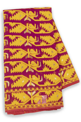 Purple Handloom Jamdani Style Cotton Saree 10074220