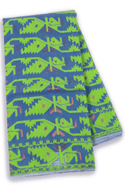 Blue Handloom Jamdani Style Cotton Saree 10074221