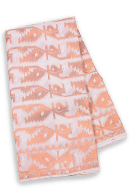 White Handloom Jamdani Style Cotton Saree 10074224