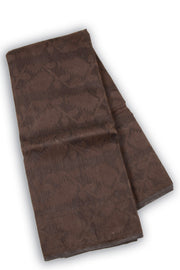 Brown Handloom Jamdani Style Cotton Saree 10074371