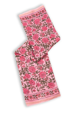 Pink Sanganeri Printed Silk Cotton Saree 10075711