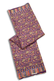 Purple Kashmiri Printed Silk Saree 10075981