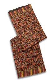 Black Kashmiri Printed Silk Saree 10075984