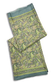 Green Kashmiri Printed Silk Saree 10075985