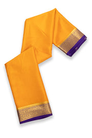 Yellow Mysore Crepe Silk Saree 10076231