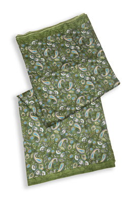 Green Kashmiri Printed Silk Saree 10076304