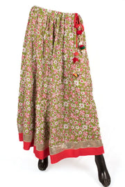 Printed Kalidar Cotton Skirt 10055165