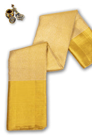 Gold Monotone Kanjivaram Pure Silk Saree 10074789