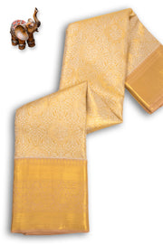 Gold Monotone Kanjivaram Pure Silk Saree 10074790