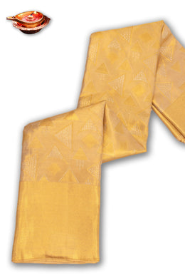Gold Monotone Kanjivaram Pure Silk Saree 10074791
