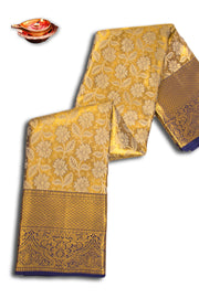 Gold Kanjivaram Pure Silk Saree 10074792