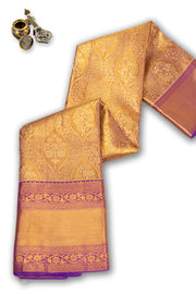 Gold Kanjivaram Pure Silk Saree 10074793