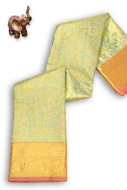 Green Kanjivaram Pure Silk Saree10074794