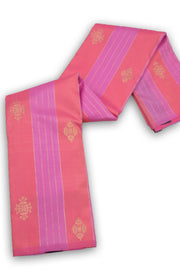  Tulip Pink Kanjivaram Silk Saree 10075612