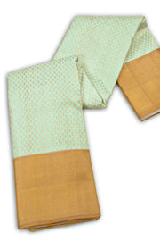 Tea Green Nakashi Kanjivaram Silk Saree 10075623