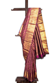 Maroon Kanjivaram Pure Silk Saree 10076161