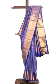 Blue Kanjivaram Pure Silk Saree 10076164