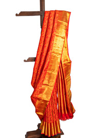 Red Kanjivaram Pure Silk Saree 10076165