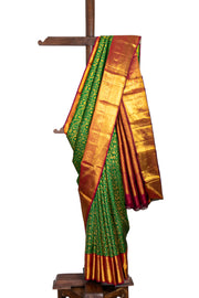 Green Kanjivaram Pure Silk Saree 10076172