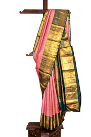 Pink Kanjivaram Pure Silk Saree 10076175
