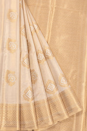 Gold Banarasi Tissue Silk Saree 10072278
