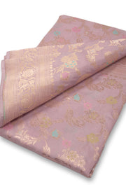 Lavender Handloom Banarasi Katan Silk Saree 10074264