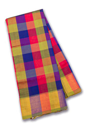 Green South Silk Cotton Saree 10073545