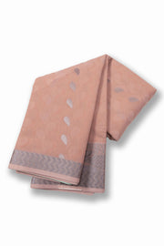 Peach South Silk Cotton Saree 10073612