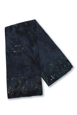 Blue Handcrafted Sungudi Cotton Saree 10074932