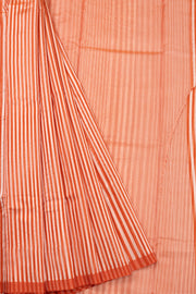 Maroon Handloom Chanderi Silk Saree