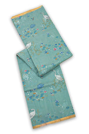 Blue Chanderi Printed Silk Cotton Saree 10075359