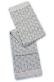 Grey Chanderi Jaal Design Silk Saree 10075386