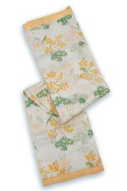 Cream Chanderi Printed Silk Cotton Saree 10075924