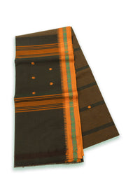 Green Handloom Chettinad Cotton Saree Without Blouse 10075134