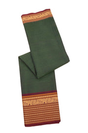 Green Handloom Chettinad Cotton Saree 10075800