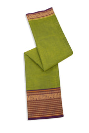 Green Handloom Chettinad Cotton Saree 10075801