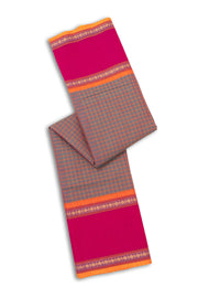 Brown Handloom Chettinad Cotton Saree 10075806