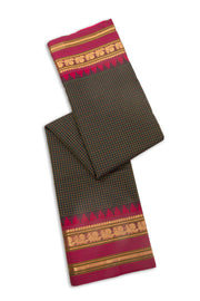 Green Handloom Chettinad Cotton Saree 10075917