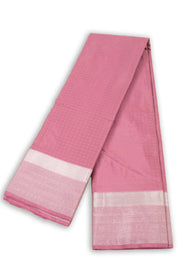 Kanjivaram Vegan Viscose Silk Saree Mauve Color Block Design 10075552