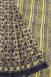 Blue Vanaspathi Printed Mulmul Cotton Saree 10069097 - Avishya