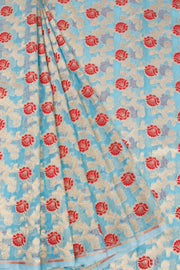 Blue Banarasi Organza Saree 10068896 - Avishya