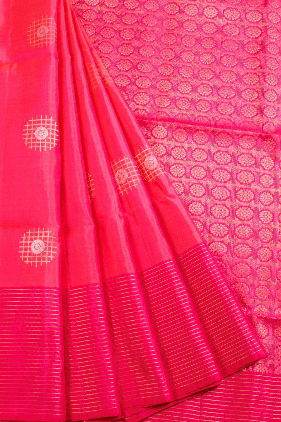 Pink  Kanjivaram Soft Silk Saree 10069017 - Avishya
