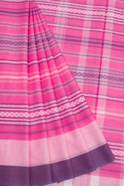 Red Handloom Dhaniakhali Cotton Saree 10068846