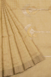 Beige Handloom Chanderi Saree 10055320